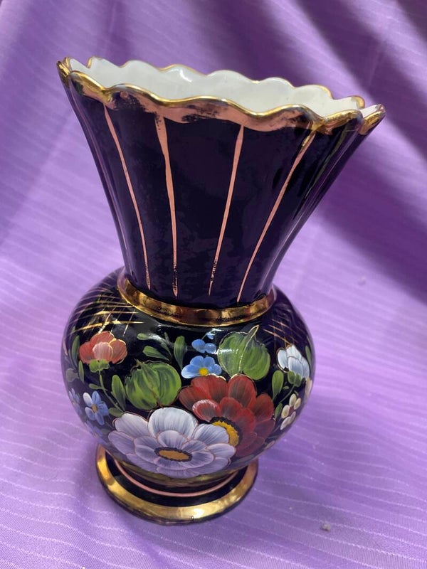 Hand-Painted Vase - Decor