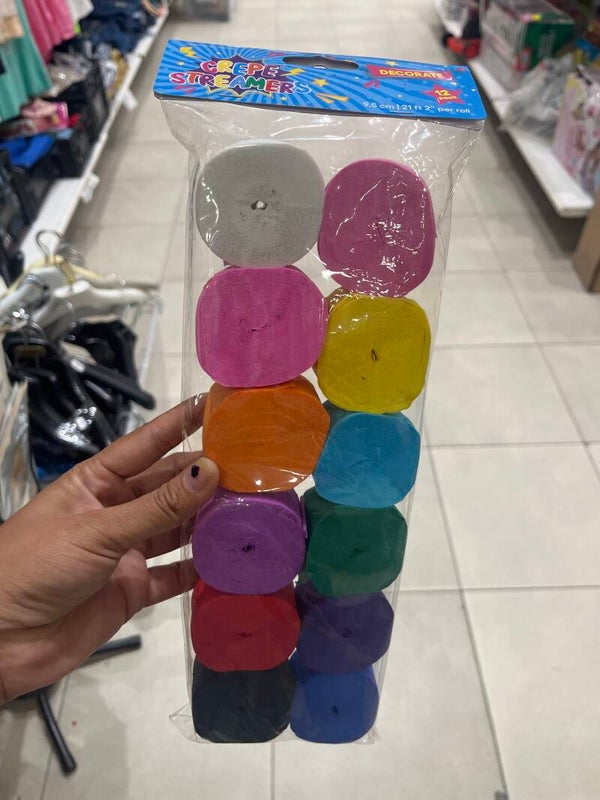 Crepe Streamers - Stationery
