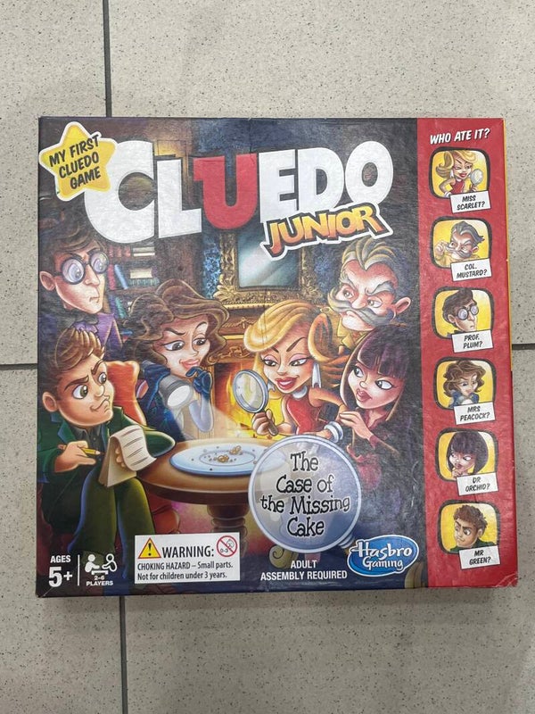Cluedo Junior the case of the missing cake - games*