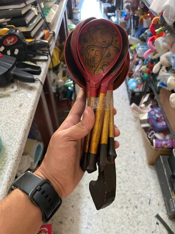 Handpainted Wooden Spoons - Decor