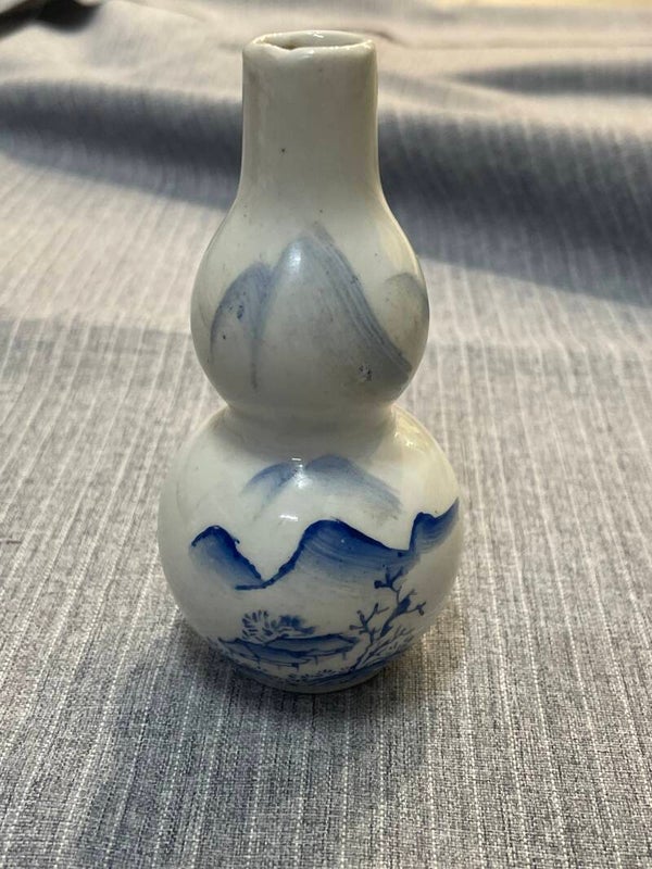 Porcelain Hand-Painted Vase - Decor