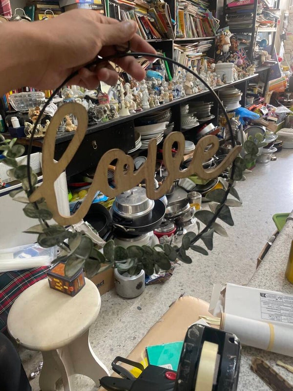 Wreath Love Sign - Decor