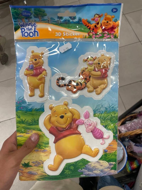 Disney Winnie The Pooh 3D stickers - Stationery*