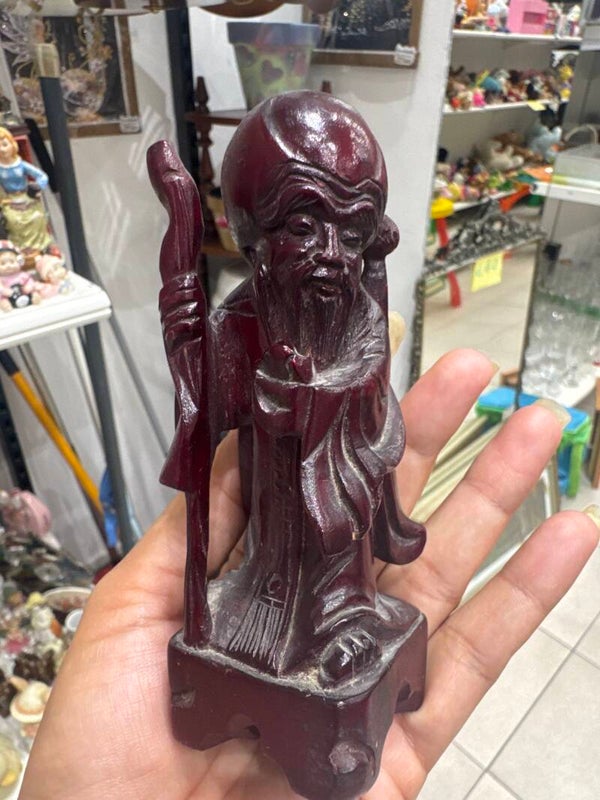 Hand Carved Wooden Sculpture-Decor**