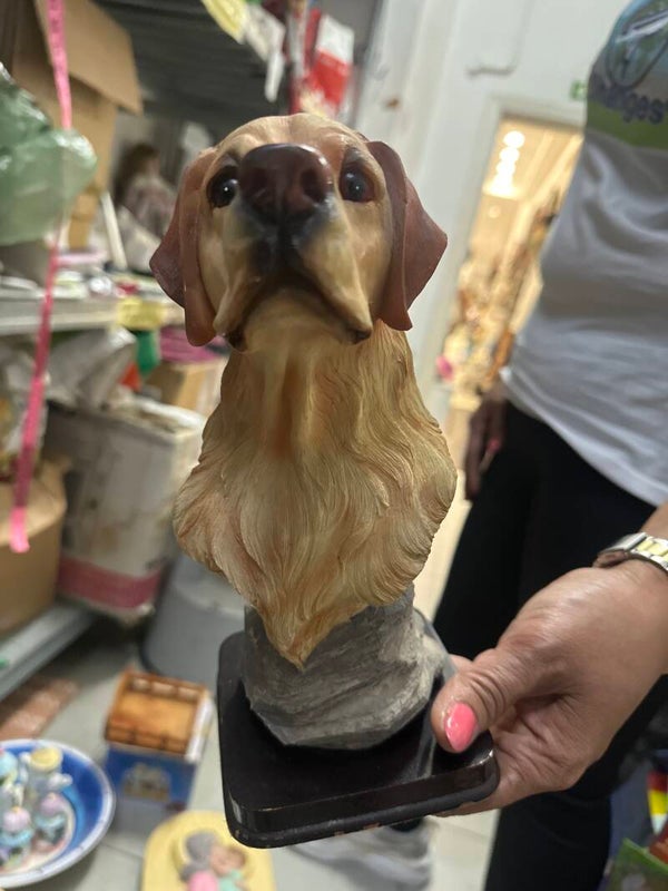 Dog Head Figurines-Decor***