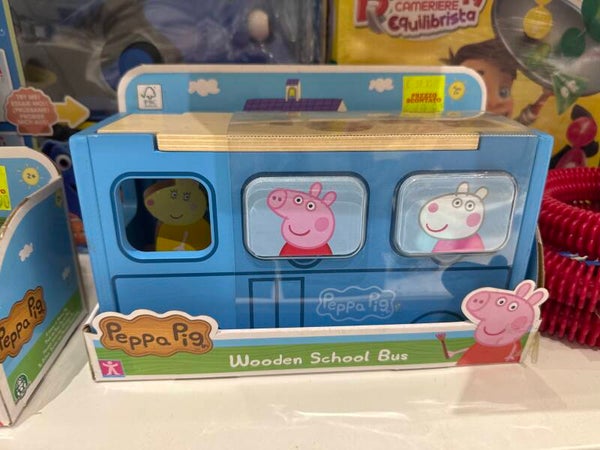 Peppa Pig Wooden Bus - Toys***