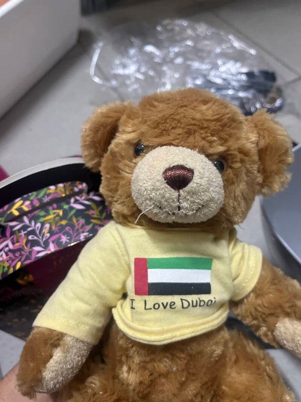 I love Dubai teddy bear - toys*