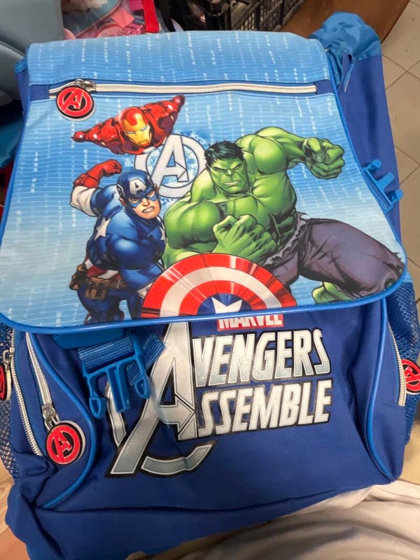 Marvel Avengers Assemble Grown Up Bag with stationary - Bags*