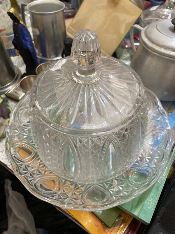 Crystal Butter Glass - Decor