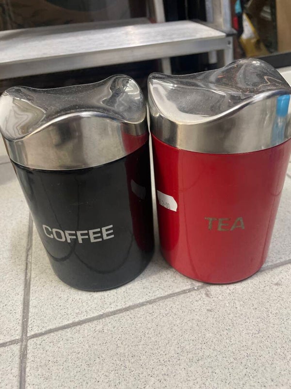 Coffee and Tea Jars - Supplies