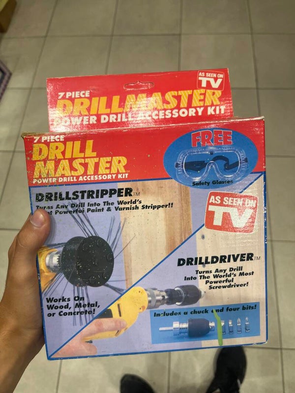 7 piece Drillmaster power drill accessory kit - electric*