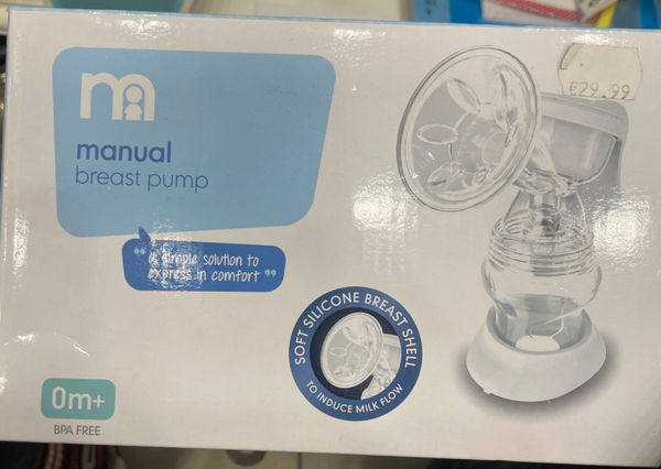 Mothercare Manual Breast Pump with Bottle - Babies