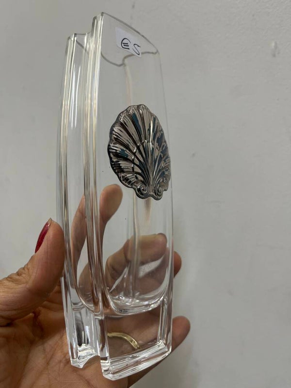 Clear crystal vase- Vase ***