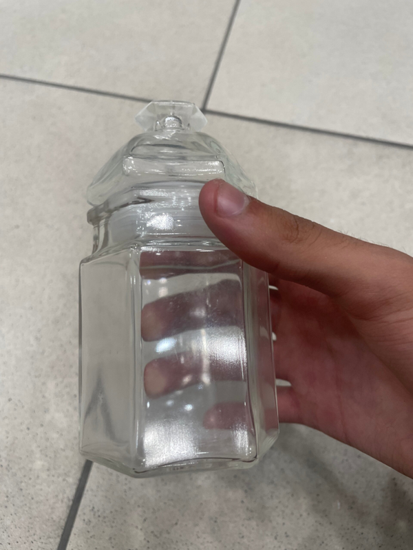 Apothecary-Style Glass Jar - Decor