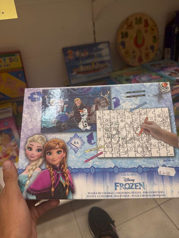 Disney Frozen colouring Puzzle - Games*