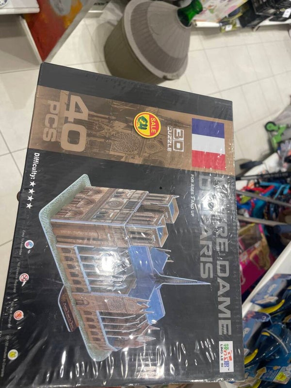 Notre Dame De Paris 3D Puzzle -Games***