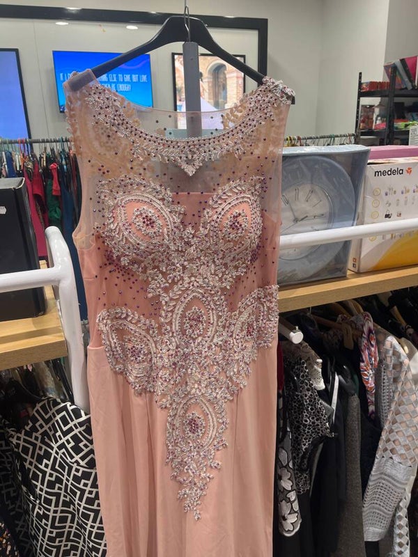 rose-colored evening gown Size 12- women’s clothes ***