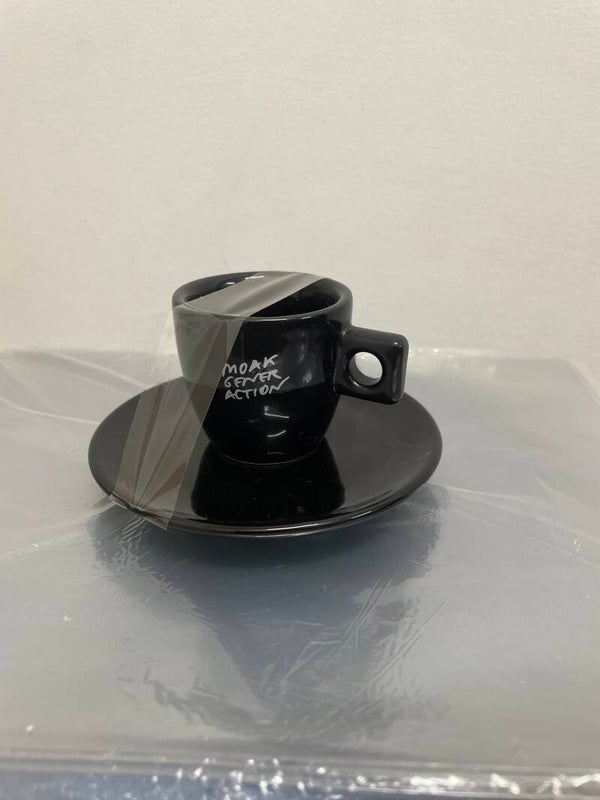 Porcelain Cup And Saucer - Moak Gener Action - Collectibles