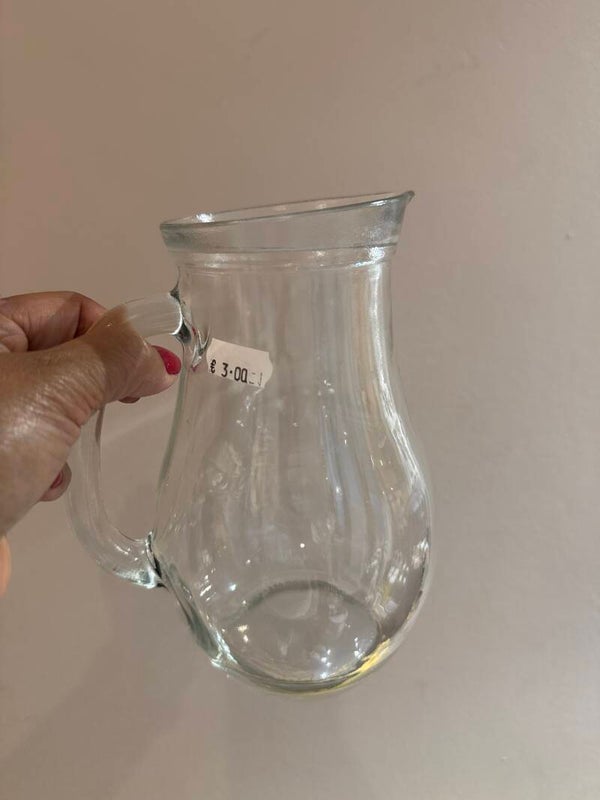 Clear Glass Water Jar - Supplies