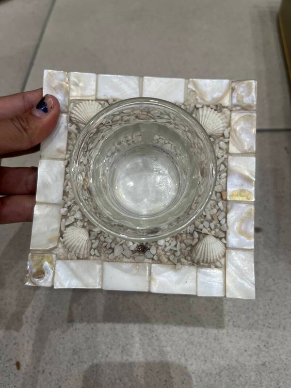 Candle Holder-Candle***