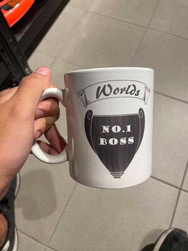 Worlds  No.1 Boss mug - mugs*
