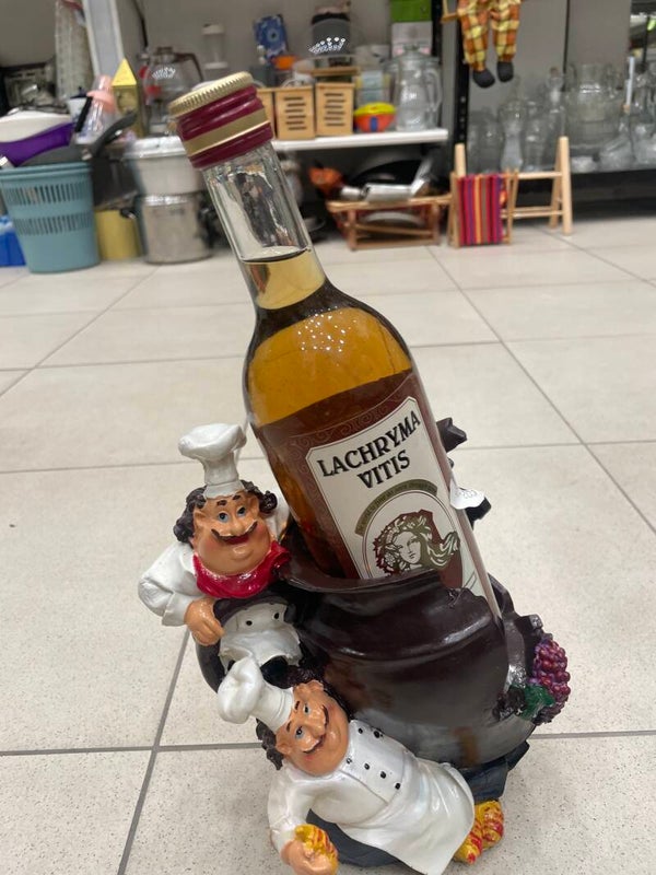 Chef themed bottle holder - Decor*