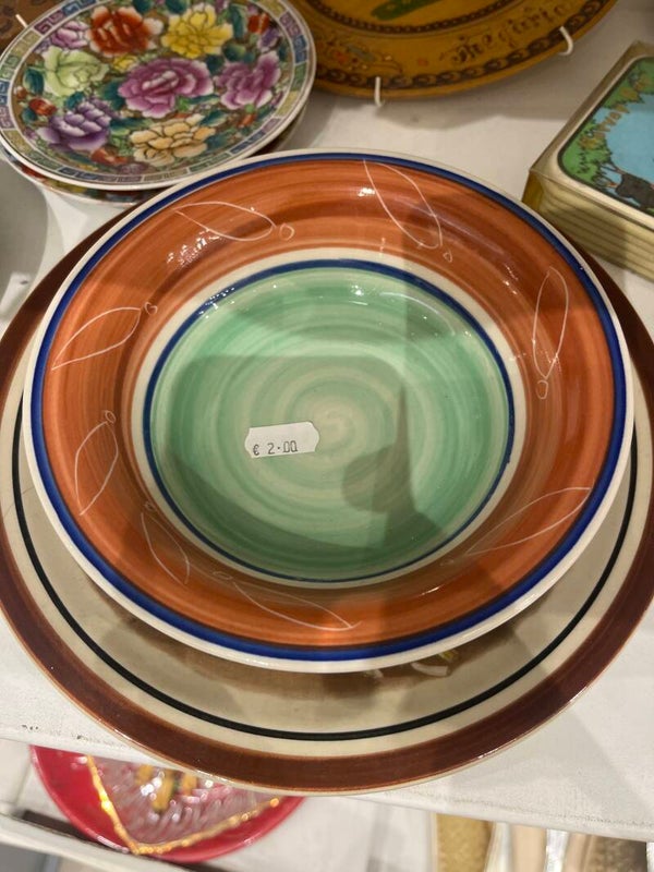 Etrusco Pattern Ceramic Pasta Bowl - Supplies