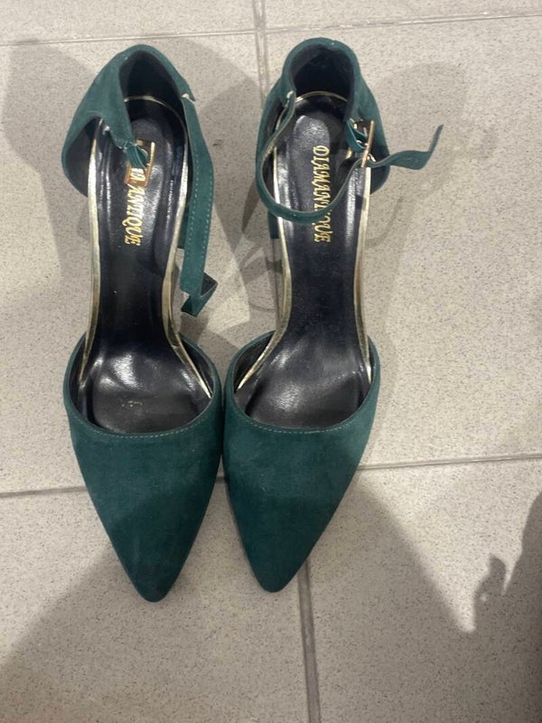 Diamantique green women shoes - size: 40*