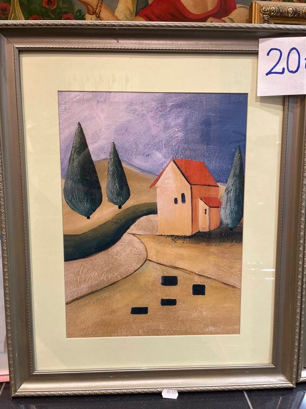 Landscape Painting Frame-Decor***