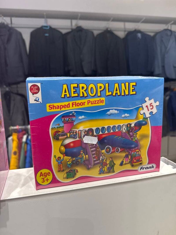 Airplane Shaped Floor Puzzle - Games