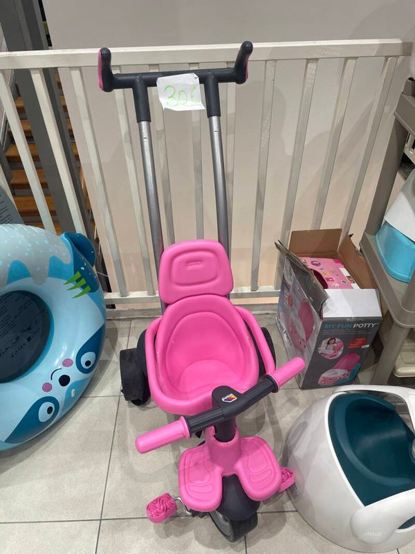 pink and black toddler push tricycle - Babies*