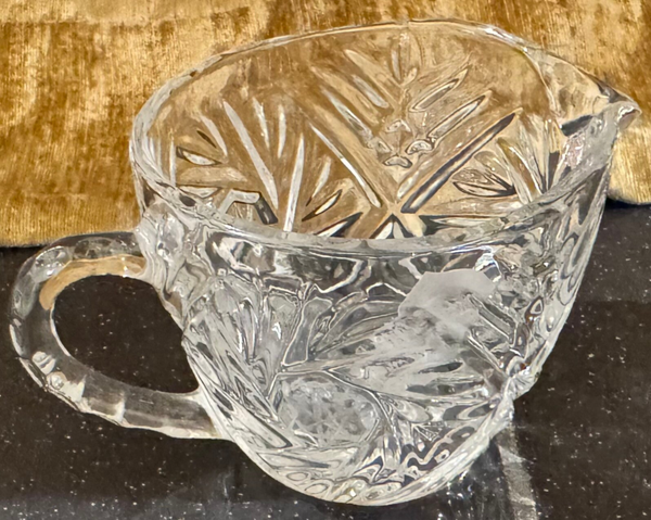 Vintage Crystal Creamer - Decor