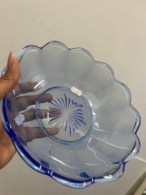 Blue Glass Bowl- Supplies***