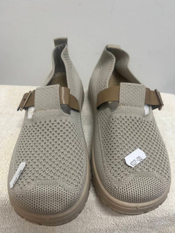 Women’s Round Toe Platform Slip-ons - Size 37 - Footwear**