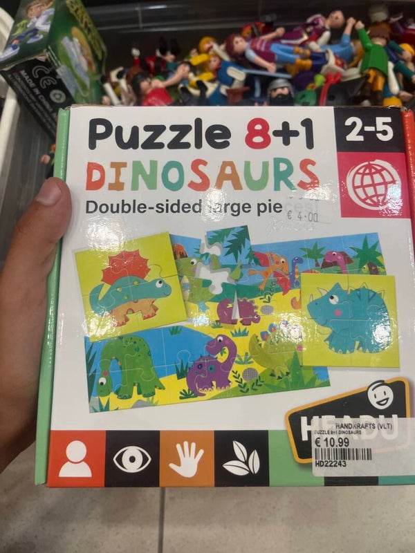 Dinosaur Puzzles 8+1 - games*