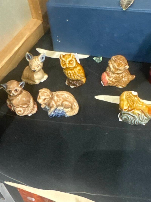 Porcelain Animal Miniature Set - Collectibles