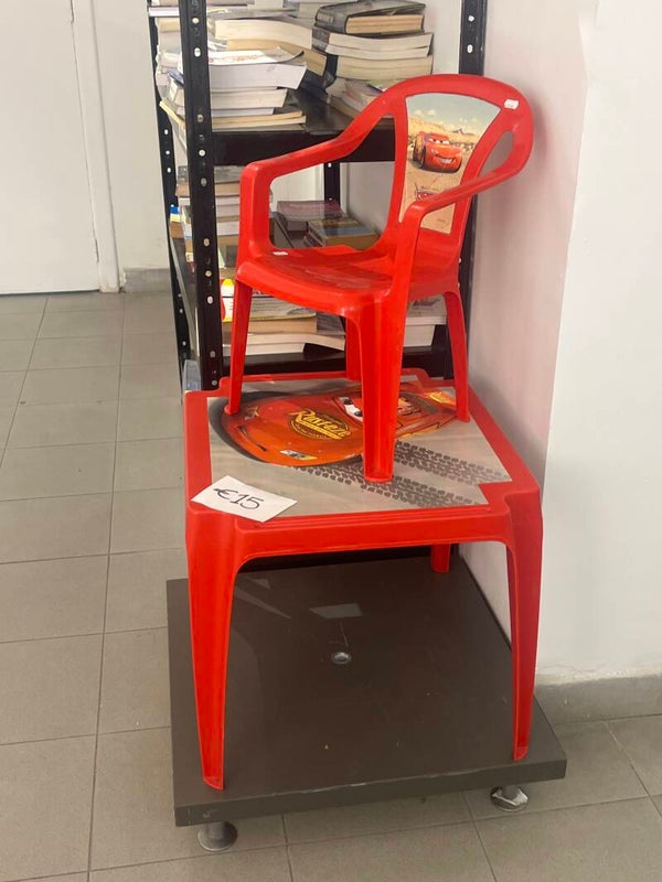 Cars Table and Chair set - Supplies*