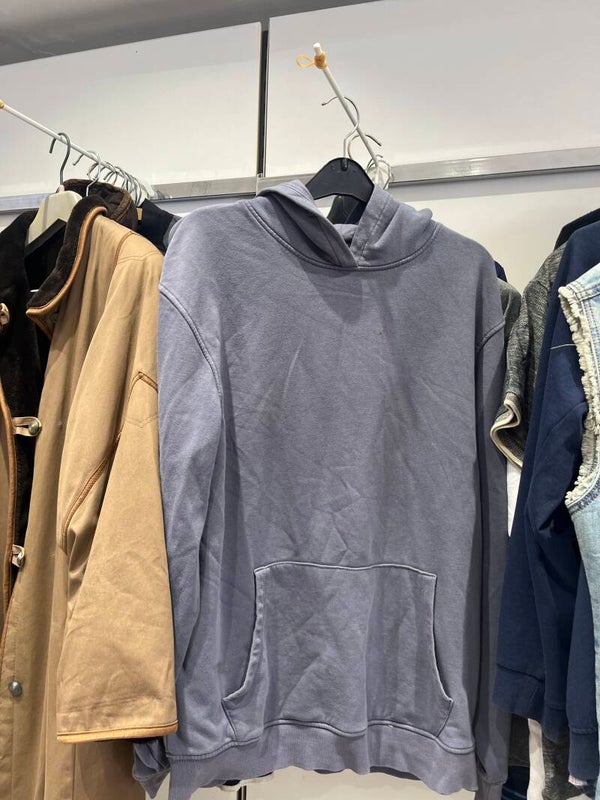 Men Blue Hoodie - Size M