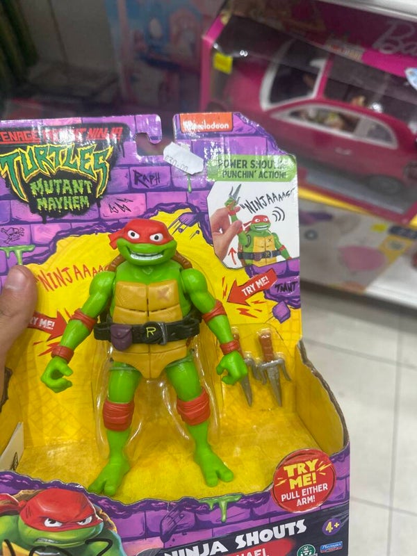 Ninja Turtles Ninja Shouts Rapheal - toys*
