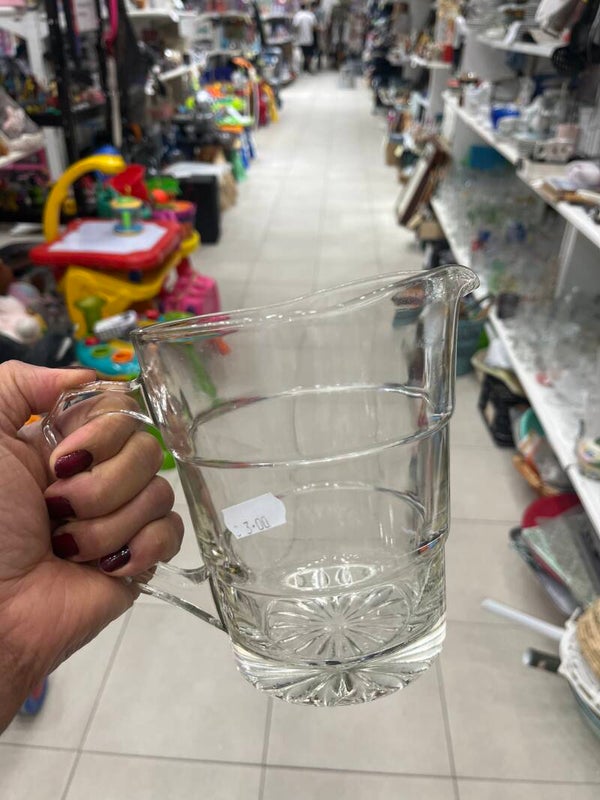 Clear Glass Water Jug - Supplies