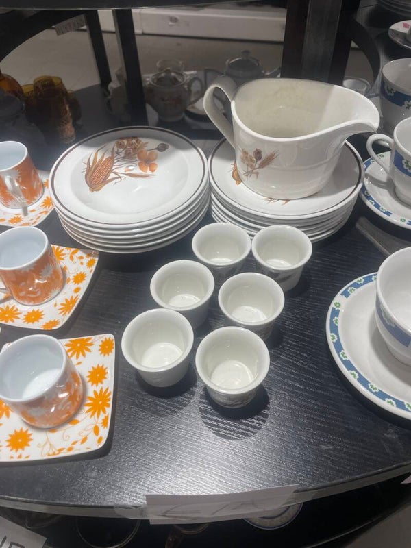 Vintage Porcelain Dinner Set - Supplies*