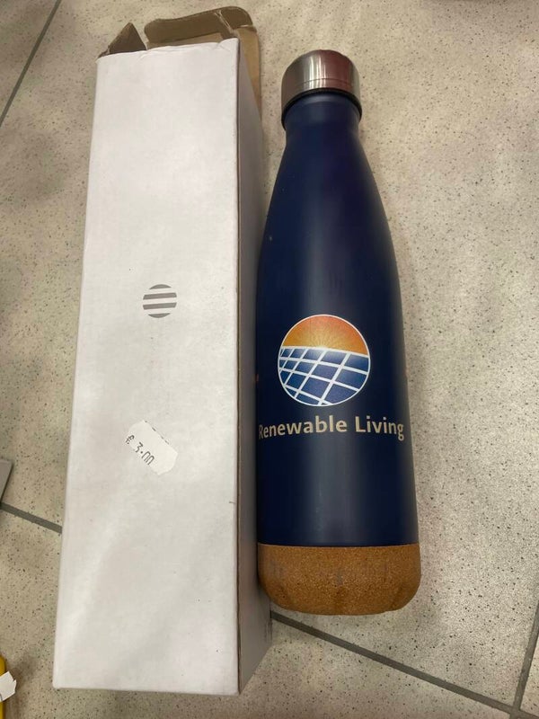 Stainless Steel Reusable Cold Water Bottle - Supplies
