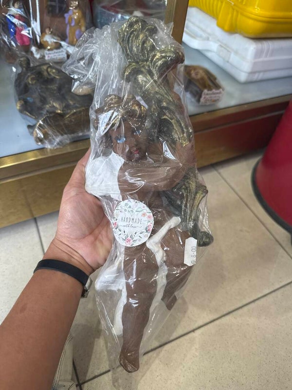 Candle Holder with Angel-Religious***