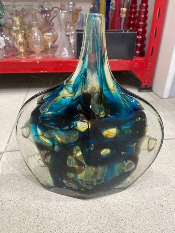 Mdina Glass Axe Vase-Decor***