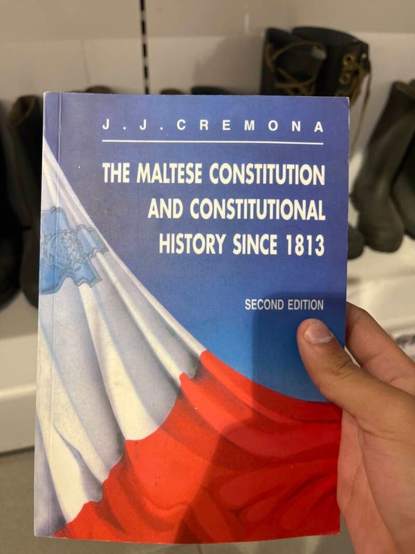 The Maltese Constitution And Consistutional History 1813 - Books*