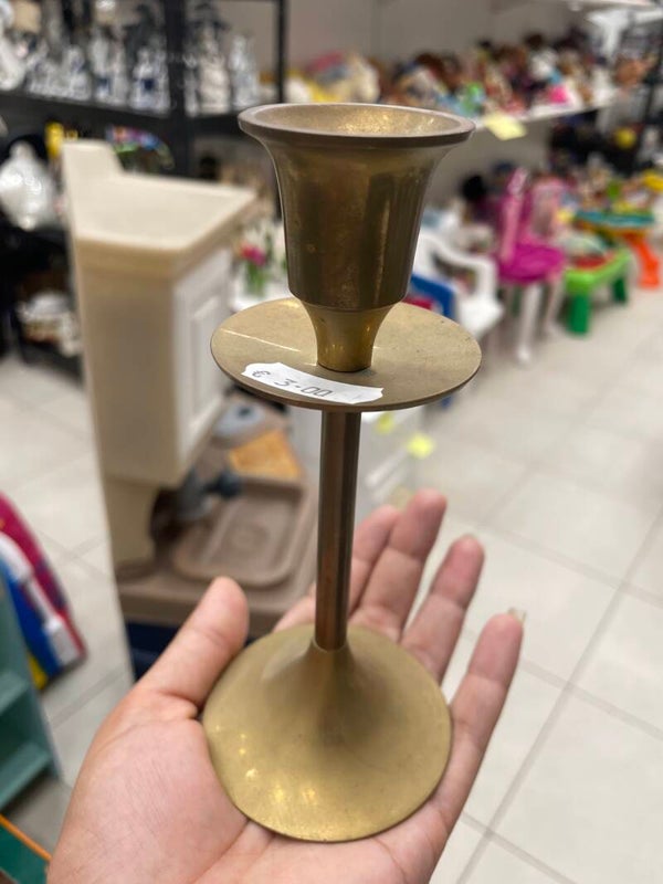 Brass Candle Holder-Brass*