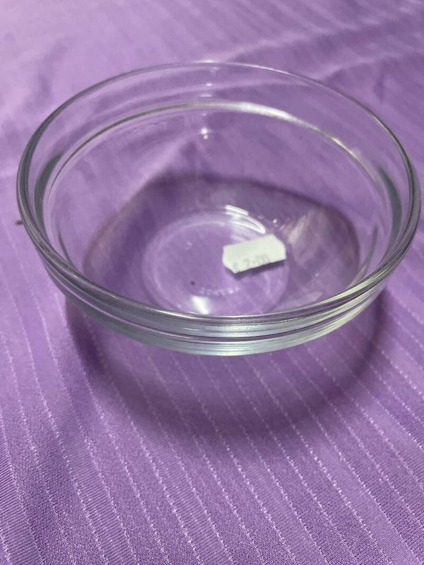 Clear glass bowl- Supplies ***