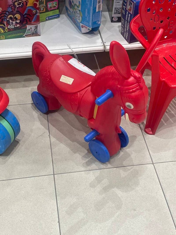 Red Rideable Donkey - Toys*