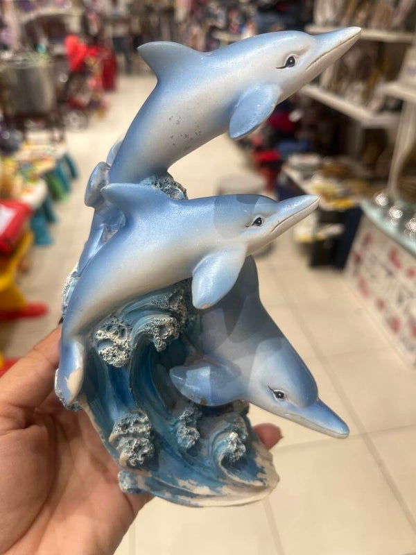 Dolphins Figurines-Decor***