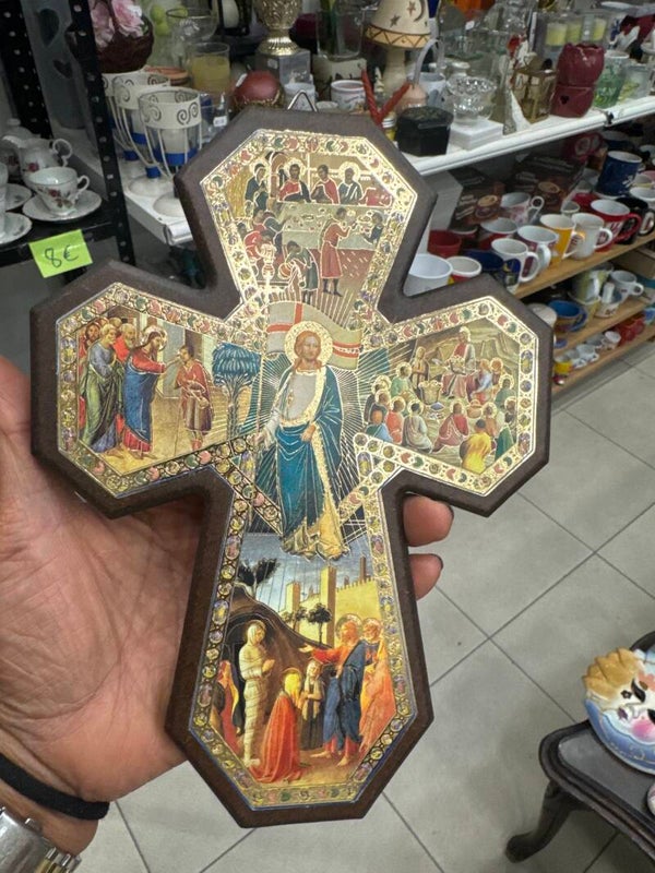Devotional wooden wall cross- Religious ***